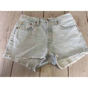 Levi's Light Blue Jean Shorts